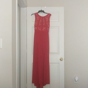 Formal red dress
